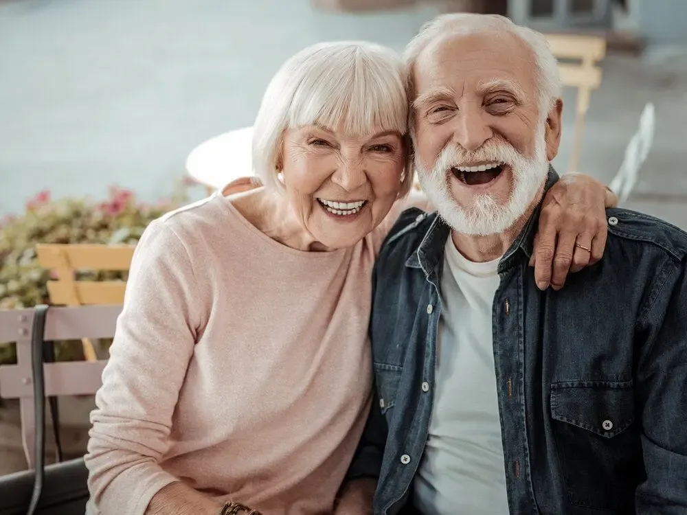 old-couple smiling